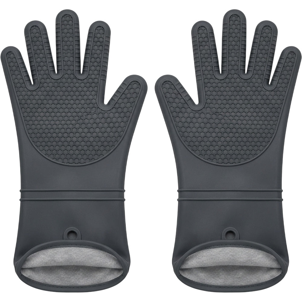 Novoa Five-Finger Silicone Oven Glove Pair 36 cm Graphite - Product view