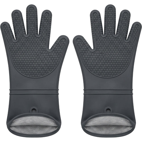 Novoa Five-Finger Silicone Oven Glove Pair 36 cm Graphite - Product view